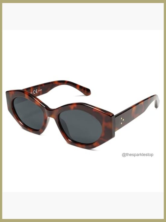 Hexagonal Polarized Sunglasses Plastic Frame UV400 Protection main image 5